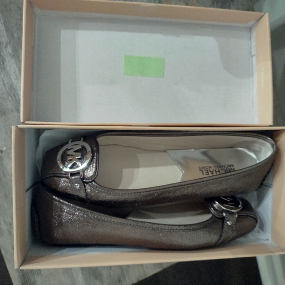 Micheal Kors Fulton Moc Crinkled Italian Leather